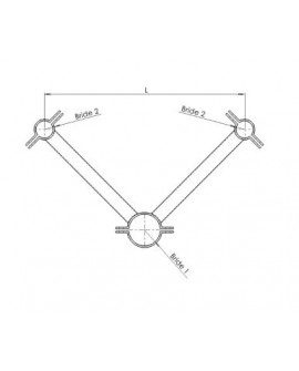 Bras de déport doubles avec angles