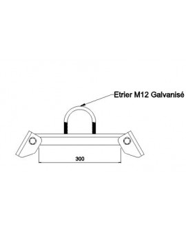 Fixation bracon sur mât écarteur